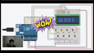 Arduino Uno R3 - Memory Test Game using Tinkercad screenshot 5