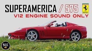 4k - sights & sounds of the ferrari 575 superamerica driven in top
gear | v12 engine sound scc tv