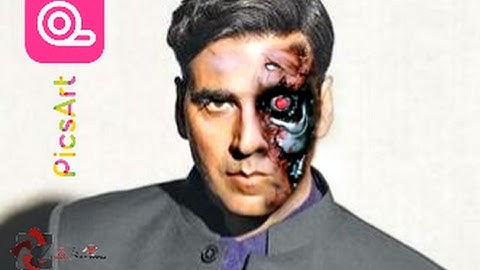 PicsArt Editing Tutorial 2017 | How to Make Terminator Face | Best PicsArt Studio Editing