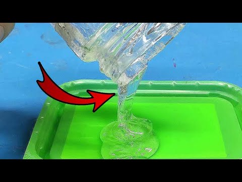 Видео: Liquid plastic with your own hands. Now I fill in the molds and glue everything together with them