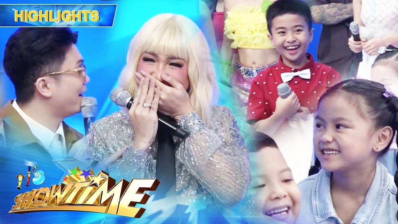 ⁣Vhong asks Lucas and Imogen the gifts they received from Vice Ganda | It’s Showtime