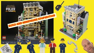 Lego Modular Police Station 10278  Speed Build And Stop Motion