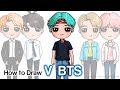 How to Draw V | BTS