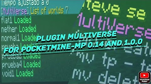Plugin MultiVerse For PocketMine-MP 0.14.x and 1.0.0