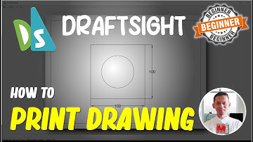 Draftsight How To Print Drawing