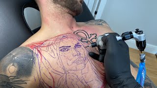 LIVE TATTOO: CHEST PIECE