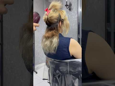 مراحل شينيون موي جزغاله باقيمت بعدش ديدنيه ليفت فررترو رترو ولاگ عروس كرلي شينيون تکنیک