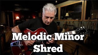 Video thumbnail of "Melodic Minor Shred | Creating Melodic Super Structures"
