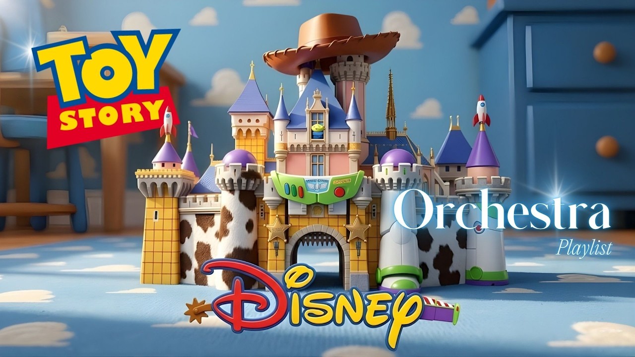 Nostalgic Disney Orchestral Music 🚀 Toy Story Castle: 10 Hours of Childhood Memories For Study 🏰🎻