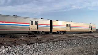 Amtrak/IDTX 4633 North in Springfield, IL on 3/12/25