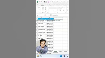 How to hide middle parts of phone numbers in Excel How to Mask Numbers in #Excel #exceltips #shorts