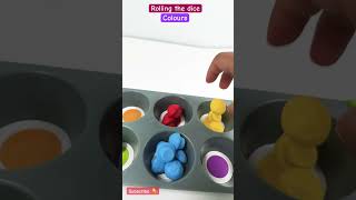 Rolling the dice | Colours | Counting | Educational Videos for kids
