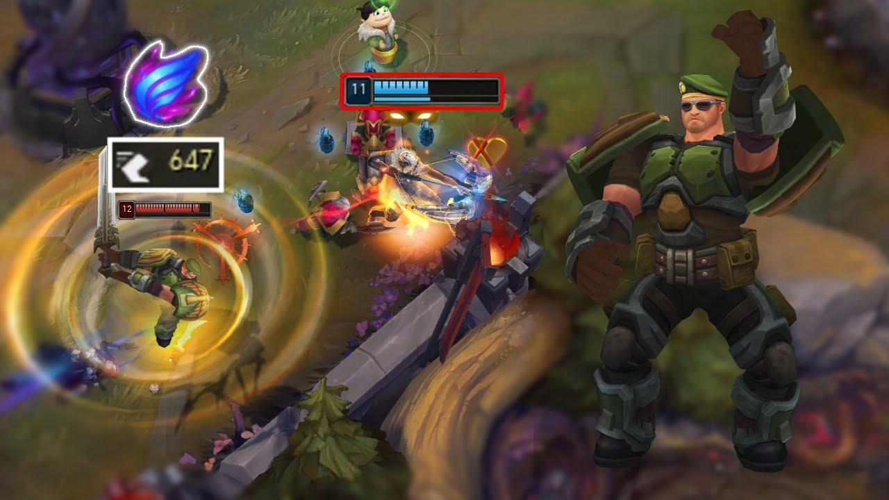 챌게임에서도 잘 통하는 난입가렌