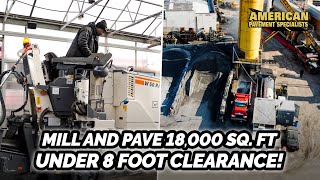 Mill and Pave 18,000 Sq. Ft. Under 8 Ft. Clearance - Stew Leonard's