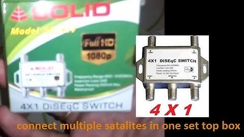 Unboxing Diseqc Switch