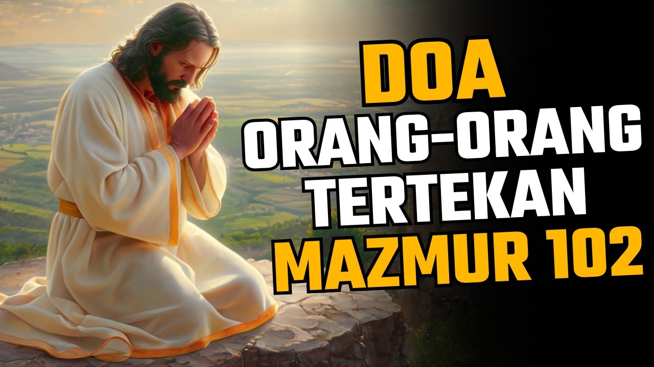 DOA YANG KUAT DARI MAZMUR 102 UNTUK ORANG-ORANG TERTEKAN