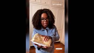 Oprah throws out Gayle King's left over birthday cake before announcing she will reset with 'WW'.