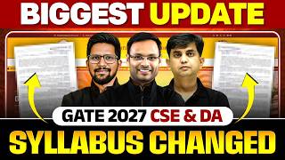 🚨 GATE 2027 Biggest Update: CSE & DA Syllabus Changed | New Preparation Plan Explained