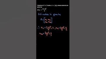 2×2 Matrix #shorts #youtubeshort #mathematics #matrices