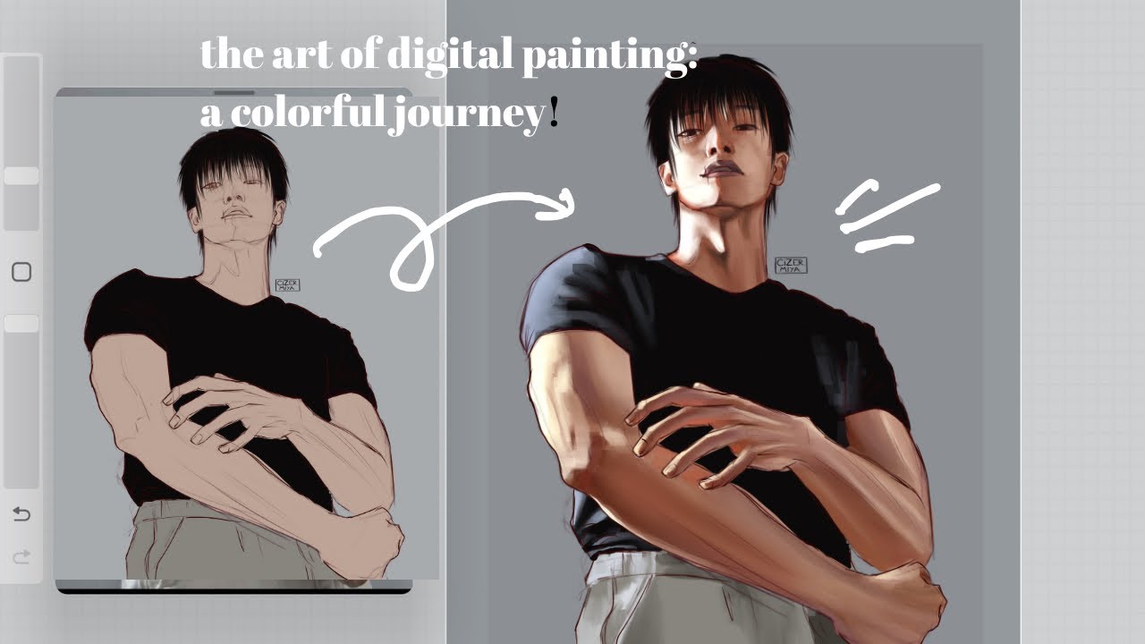 My full digital painting process🌟/ Procreate - YouTube