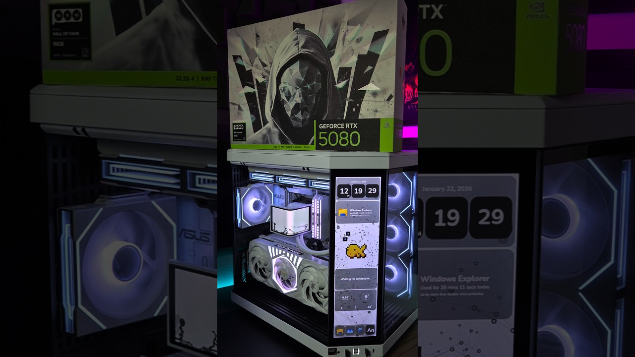 PC Gamer MONSTRO com 9800X3D e RTX 5080 Hall of Fame 