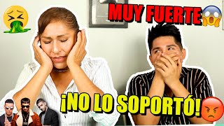 ¡No apto para sensibles! 🤣 - MI MAMÁ REACCIONA A CANCIONES TRAP 😱 ( Bad bunny , Anuel, Bryant Myers)