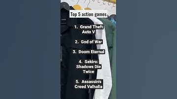 Top 5 action games #action #games #shorts #videogames
