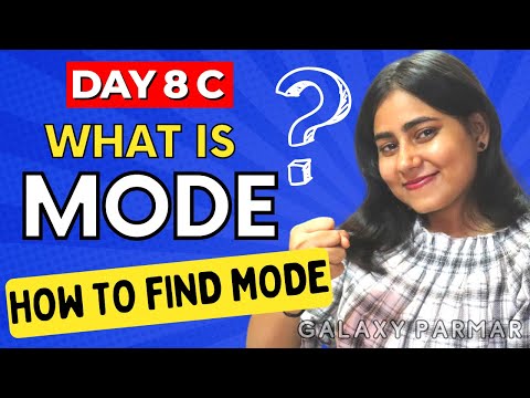DAY 8 C🔥Mode | What is Mode? | How to calculate Mode? | Basic Mathematics | Galaxy Parmar