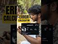 🧮ERROR CALCULATOR 😳 | Reality Changed | Roll The Script