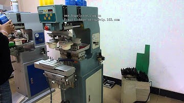 HX-P2/S CE approval two color pad printer with shuttle for round can