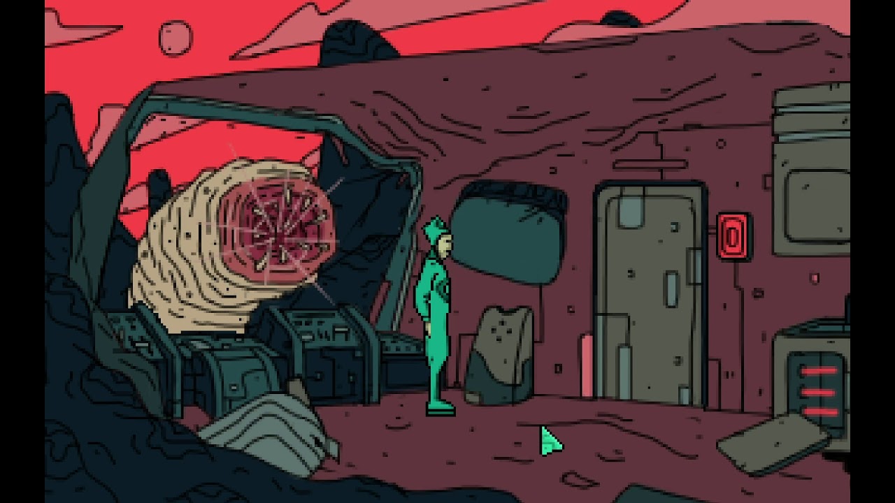 AdvJam2019 #14: Tales from the Outer Zone: Fleshworms Full Playthrough / Longplay / Walkthrough