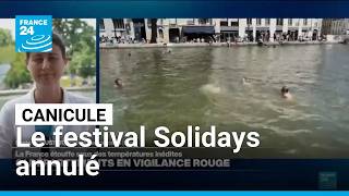 Canicule : à Paris, le festival Solidays annulé, la Marche des Fiertés reportée • FRANCE 24