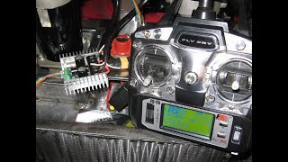 R/C Lawn Mower V2: Pt. 13 - Motor and R/C signal function test