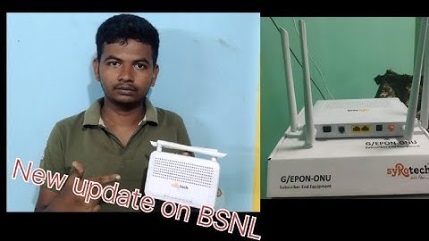 New update on BSNL// ONT/ ONU replacement