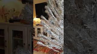 Restored Aluminum Pom Pom Christmas Tree