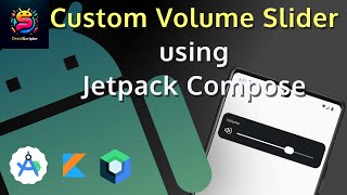 How to create a custom Volume Slider using Jetpack Compose in Android Studio. screenshot 5