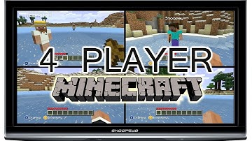 Minecraft Xbox 360 4-Player Split Screen XBLA Preview