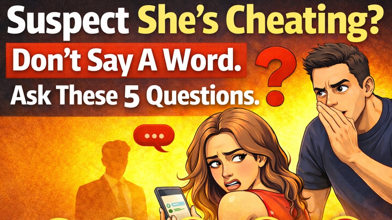 Suspect She’s Cheating? Don’t Say A Word. Ask These 5 Questions
