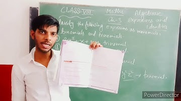 Class.- 8th,  Maths. Algebraic Expression