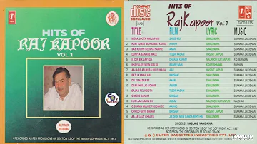 Hits Of Raj Kapoor ~ Vol - 1 Sung By Babla Mehata & Vandana Bajpai !! Mukesh Hit Song@shyamalbasfore