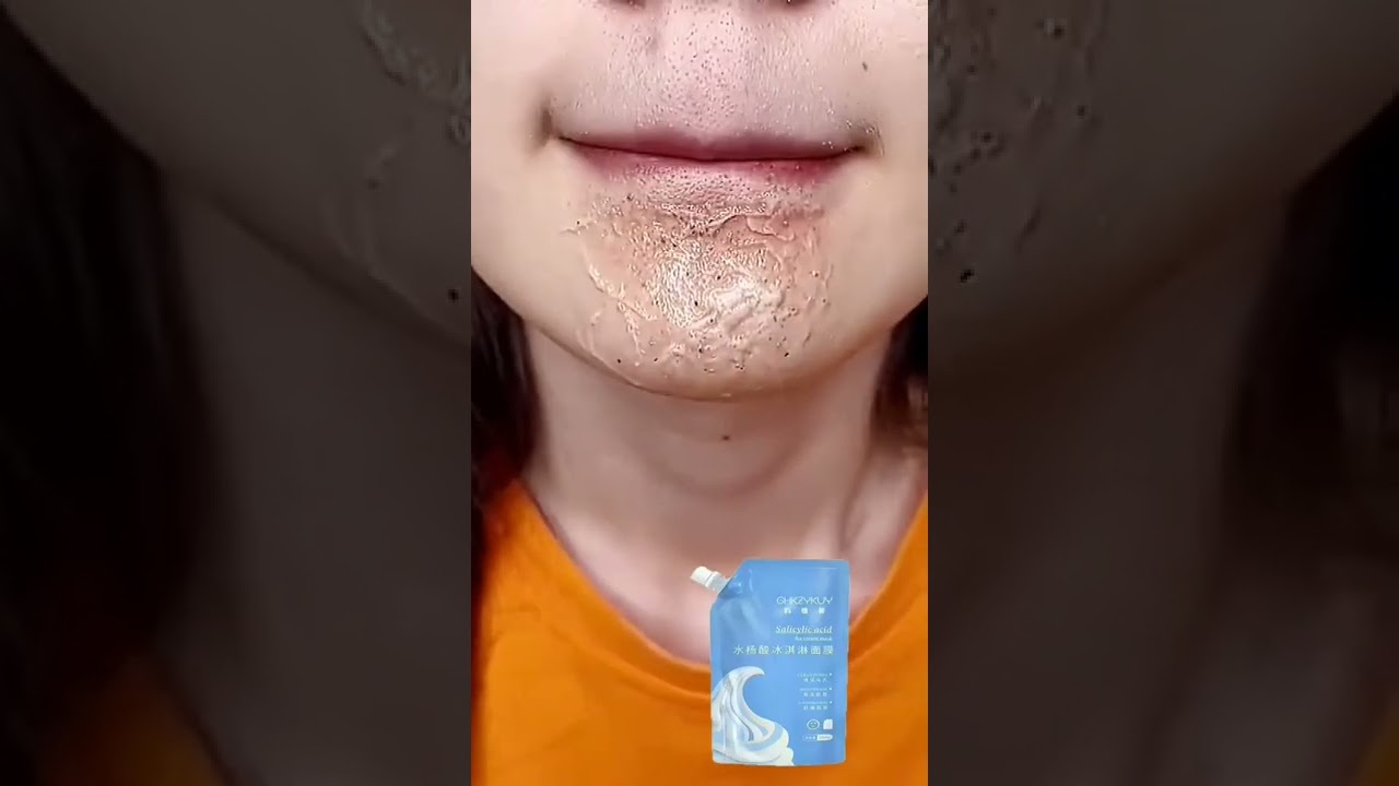 Salicylic Acid Ice Cream Mask Viral Video😱