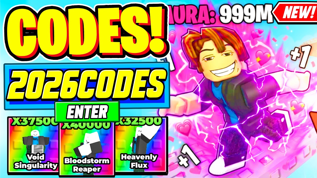 New ALL WORKING CODES For 1 Aura Speed Escape 2026 Roblox 1 