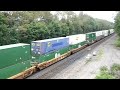 3 NS Locomotives “elephant style” leading train in Bellwood, PA