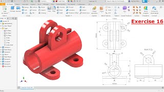 Autodesk Inventor 2021 Tutorial For Beginners Exercise 16