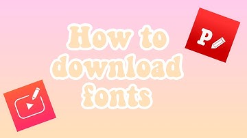 How to DOWNLOAD fonts for VONT AND PHONTO
