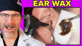 Plastic Surgeon Reacts to the SATISFYING Ear Vax Removal