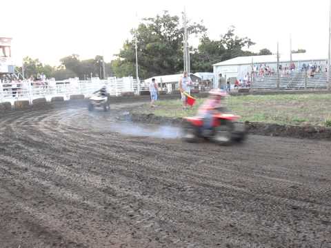 ksi Miami County Fair and Rodeo 2011 - dirt bike races - Trent Rosner 1st heat