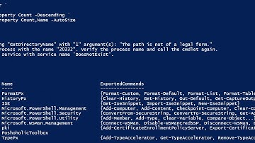 Debugging PowerShell