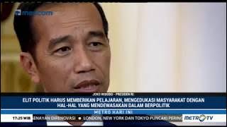 Jokowi: Jangan Sampai Kita Terjebak Hoaks dan Saling Fitnah