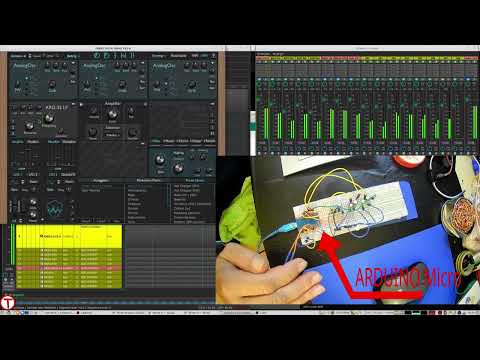 Arduino Micro - Midi-Controller for synth-effects